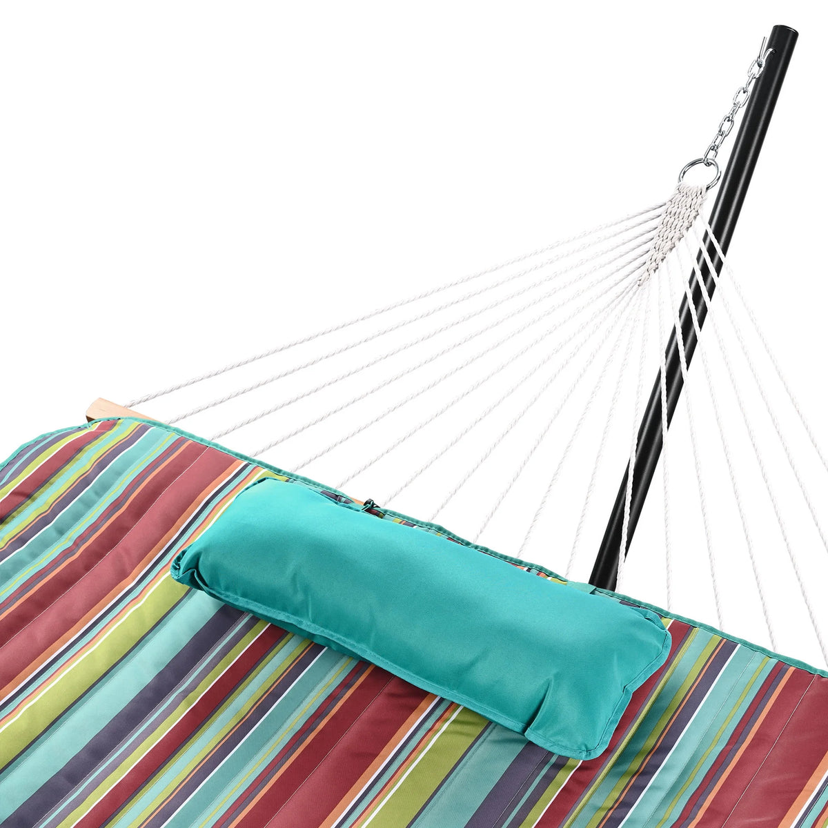 2 Person Hammock with Stand, 500Lbs, with Carrying Case V7308