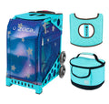 Turquoise Sport Bag with Seat Cover and Lunchbox M8821