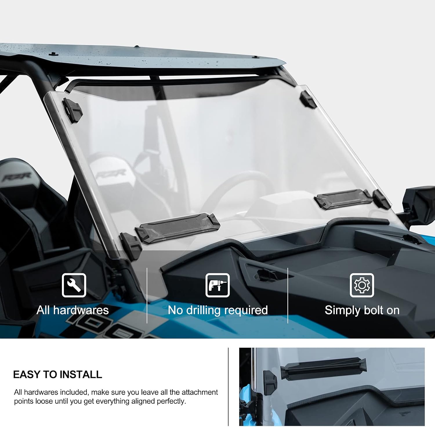 Heavy Duty Full Windshield Scratch Resistant L561