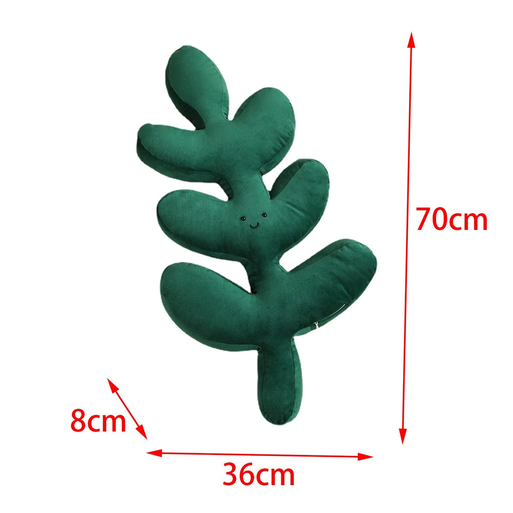 Leaf Shaped Throw Plant Leaves Decorative R802