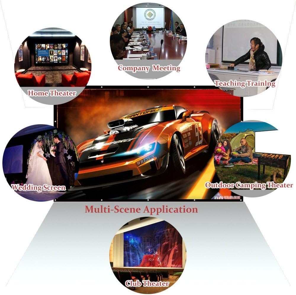 180 Inch 16:9 Portable Folding Projector Screen I282236