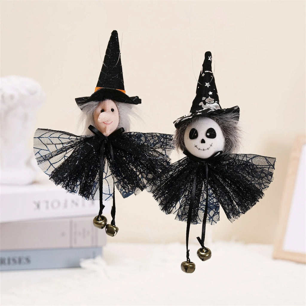 Pumpkin Witch Doll Halloween Cat Toy P166