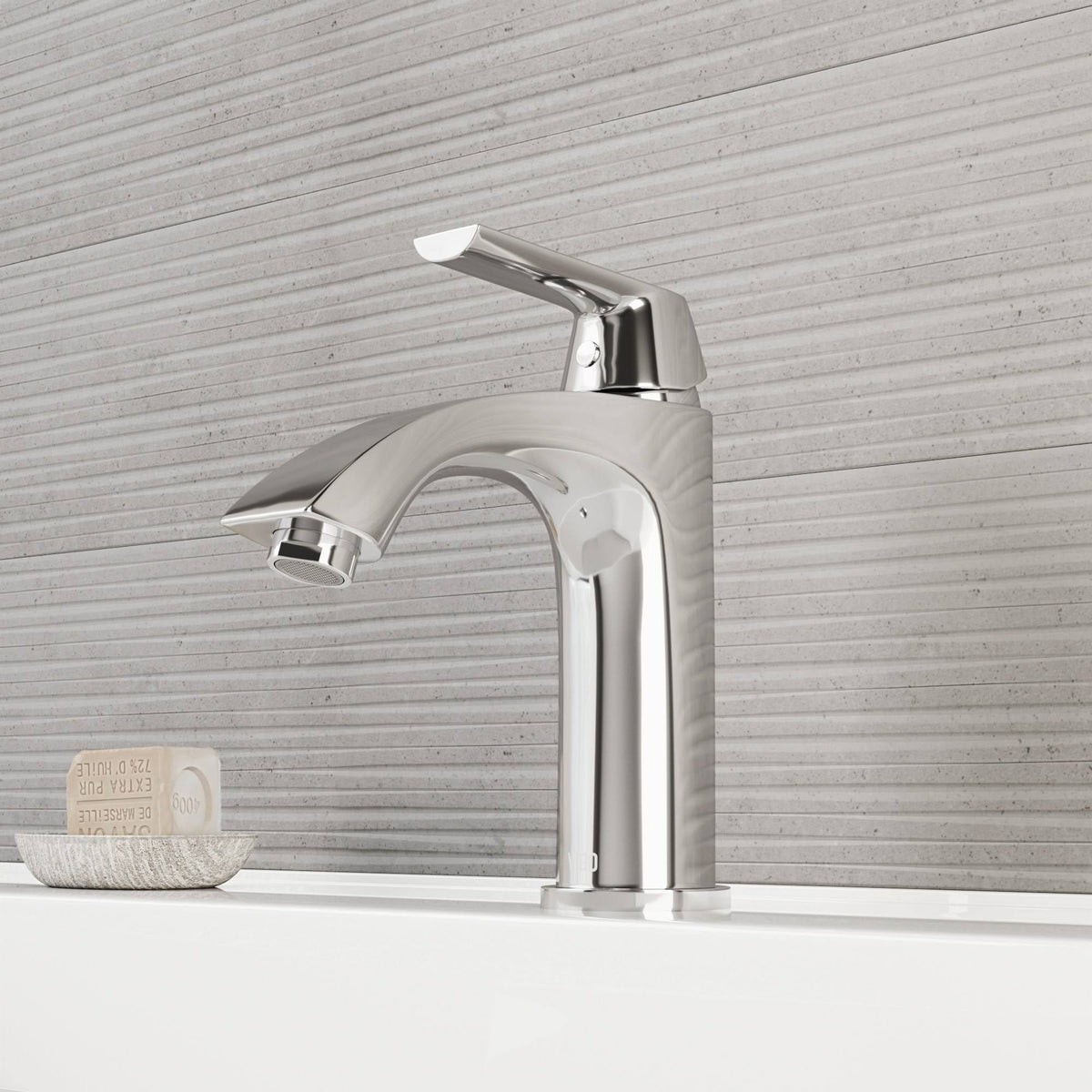 Chrome Single Hole Bathroom Faucet G10923