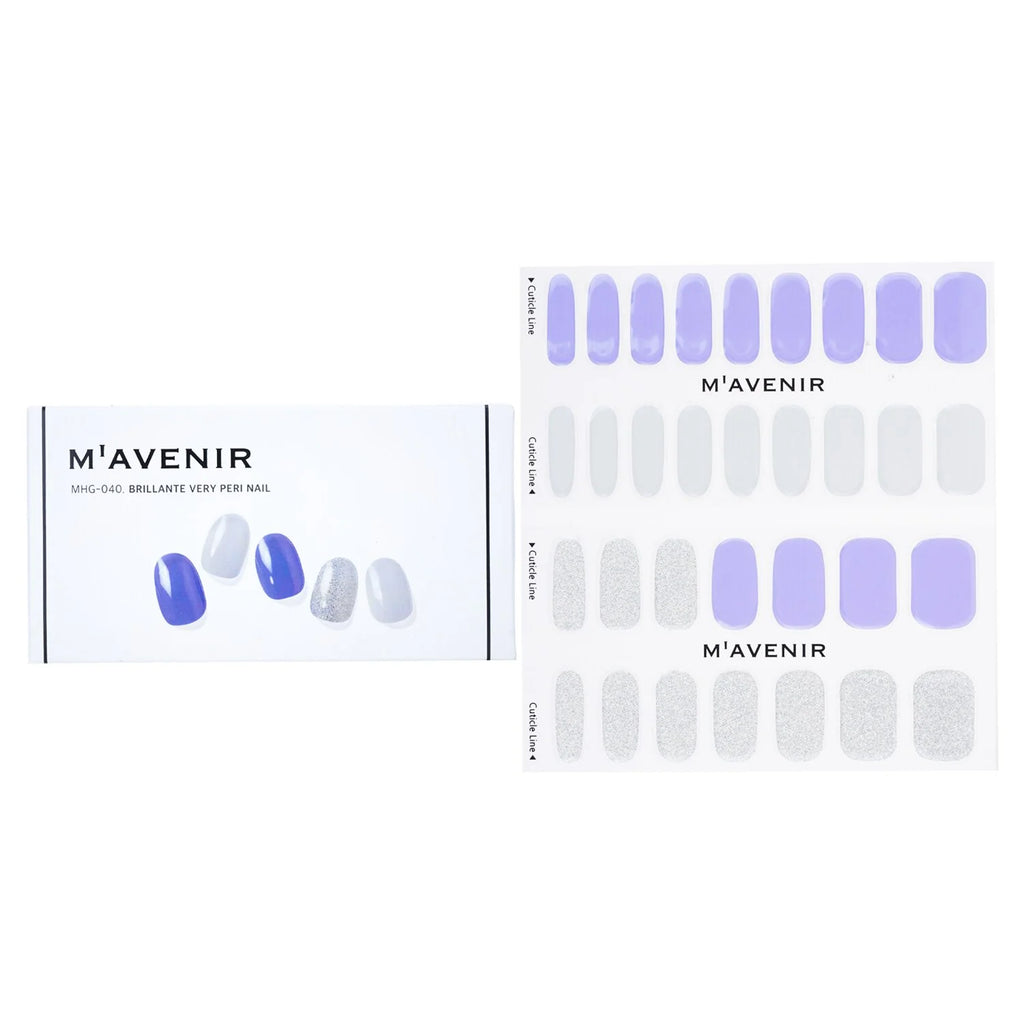 Purple Nail Sticker 32pcs K21526