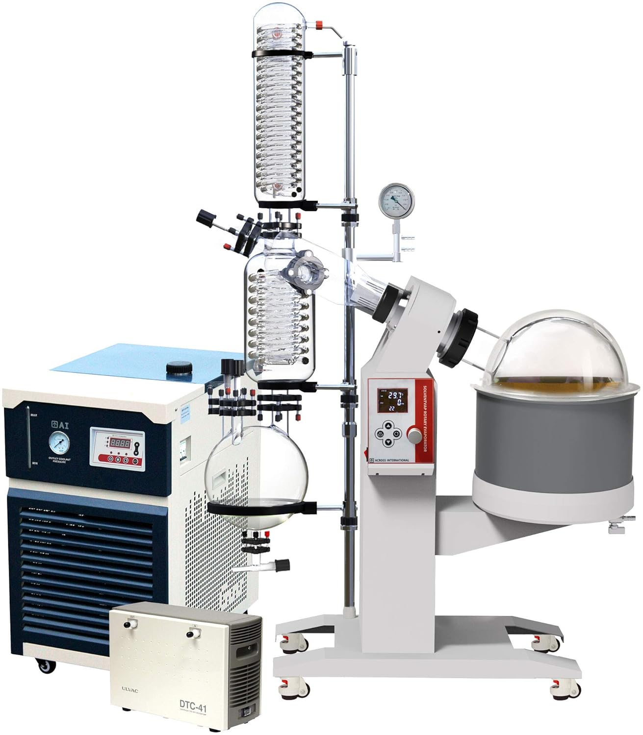 Rotary Evaporator with Chiller and Diaphragm Pump, 220V O2046