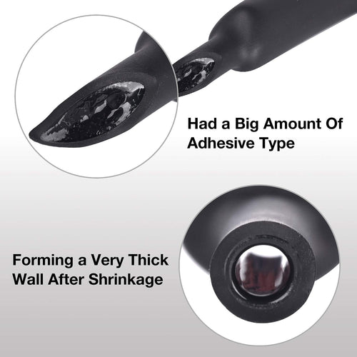 1 Inch 3:1 Waterproof Heat Shrink Tubing, 4 Ft Black P127327