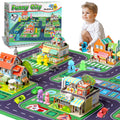 Building Blocks Set with 5 Toy Cars R288