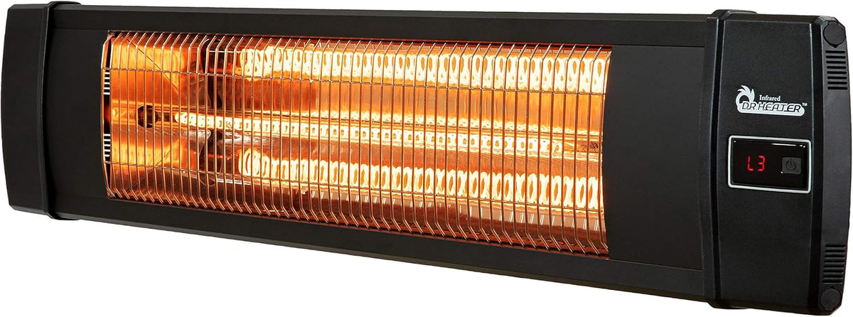 Carbon Infrared Outdoor Heater, Black R77154