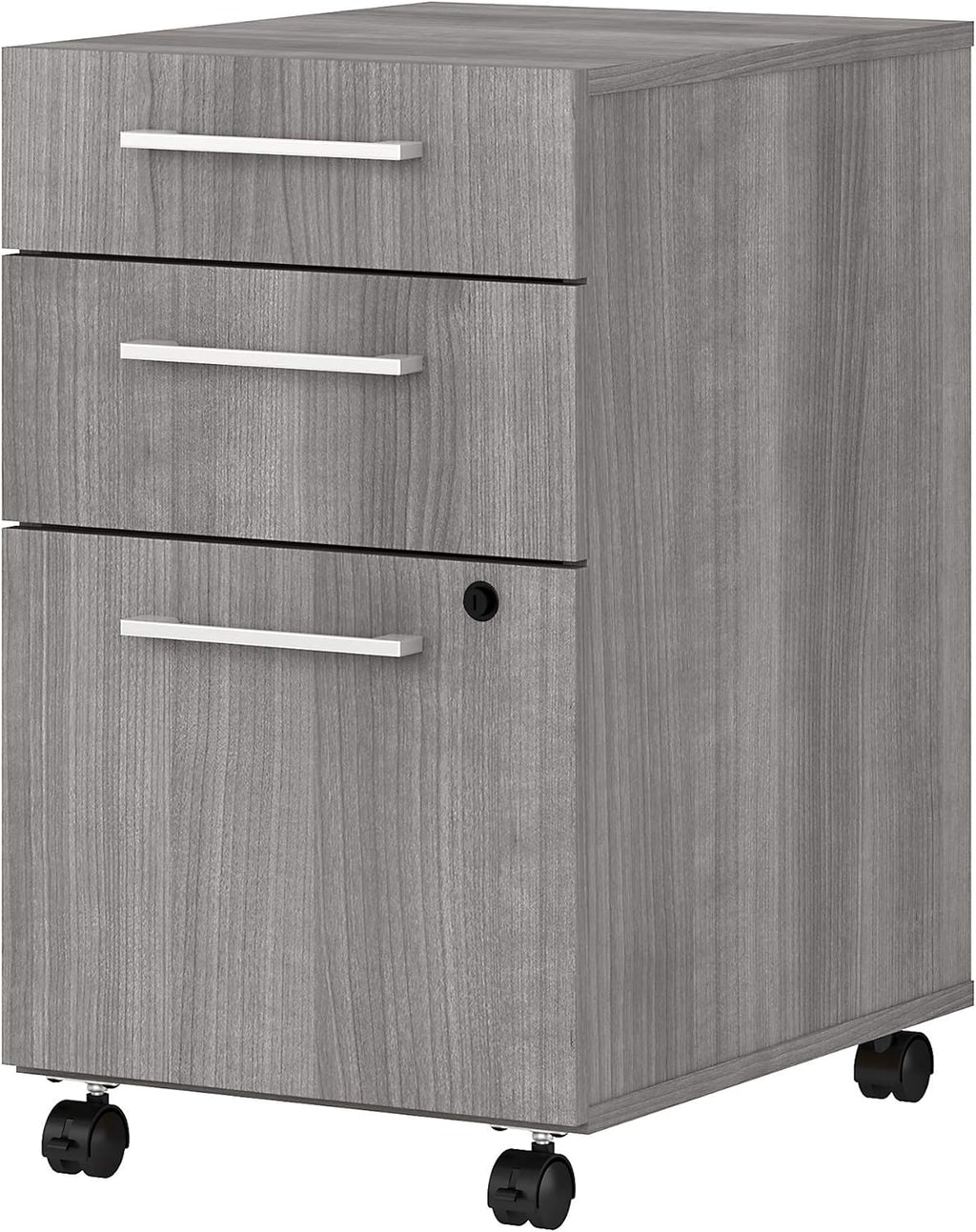 3 Drawer Mobile File Cabinet in Storm Gray X89163