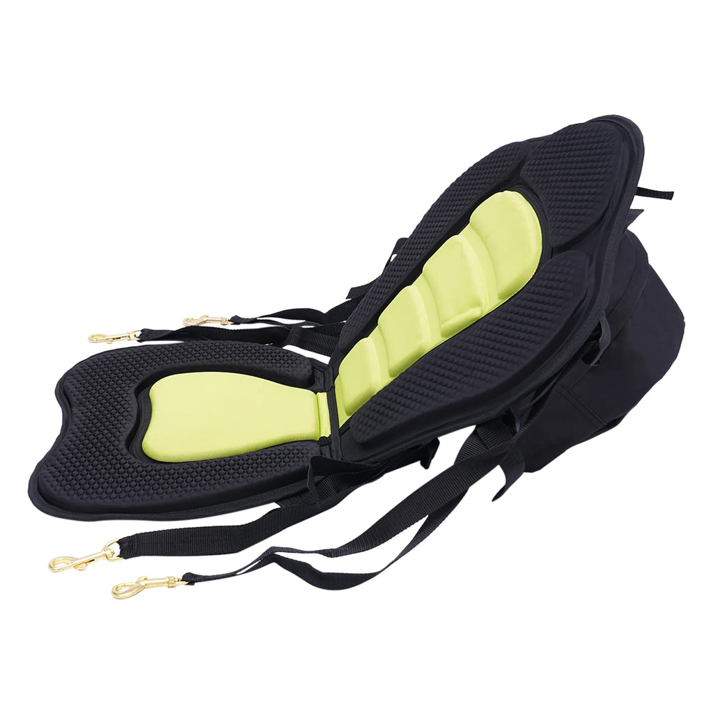 Padded Kayak Seat with Detachable Backrest and Storage Bag A56196