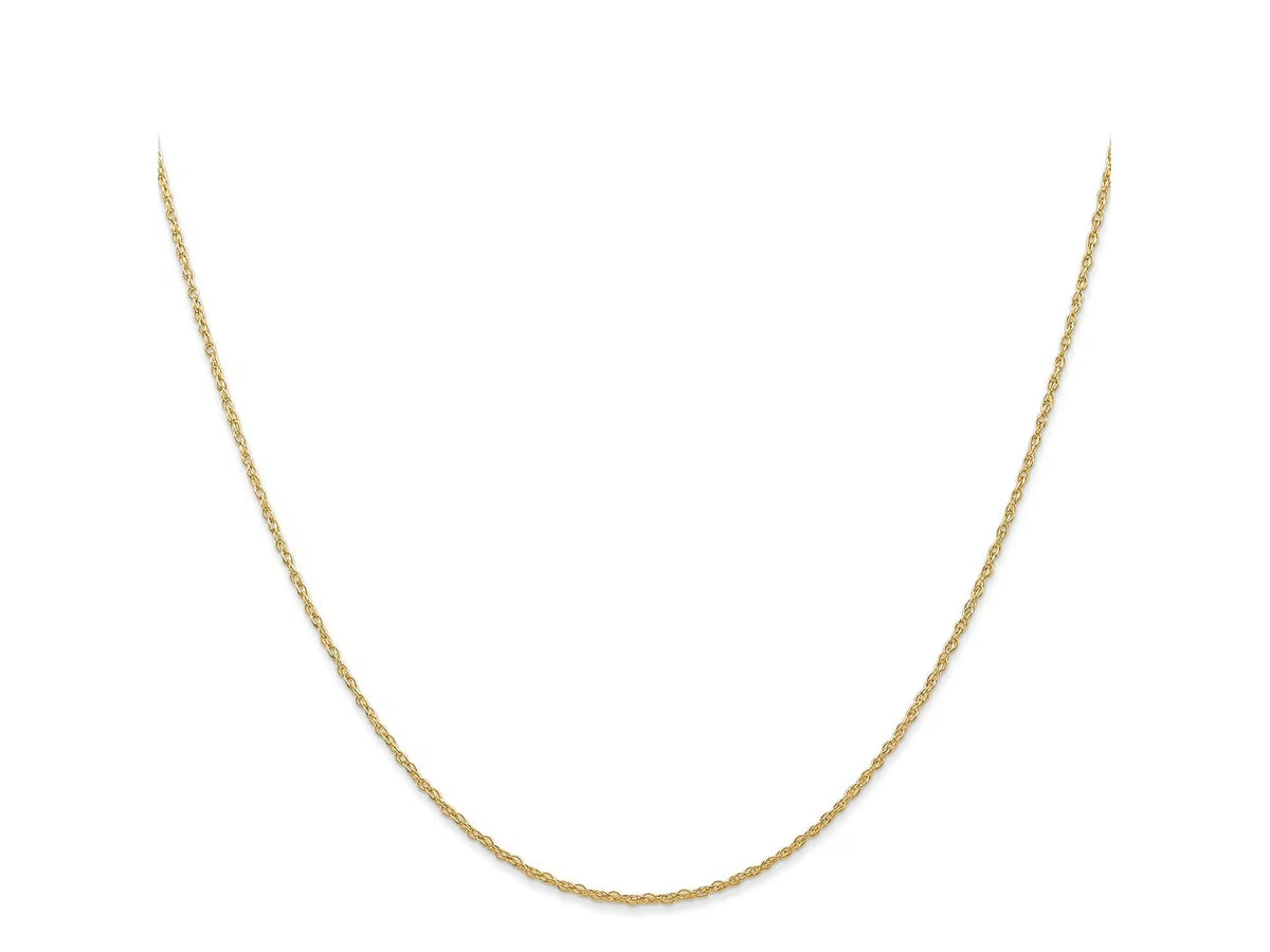 14 kt Yellow Gold Cable Rope Chain 22 Inches O413439