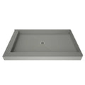 32x22 x 48x22 Double Threshold Shower Base with Drain Plate V55469