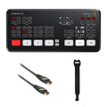 ATEM Mini Pro HDMI Live Stream Switcher with 6' High-Speed HDMI Cable & 10-Pack Straps H124798