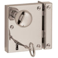 Left Handed Vertical Rim Lock Satin Black F321