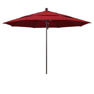 Bronze Olefin-Red Market Umbrella O54656