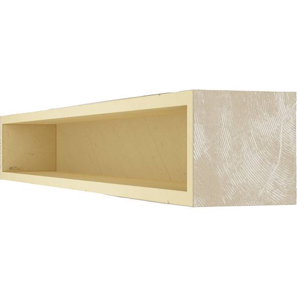 White Washed Faux Wood Fireplace Mantel H834308