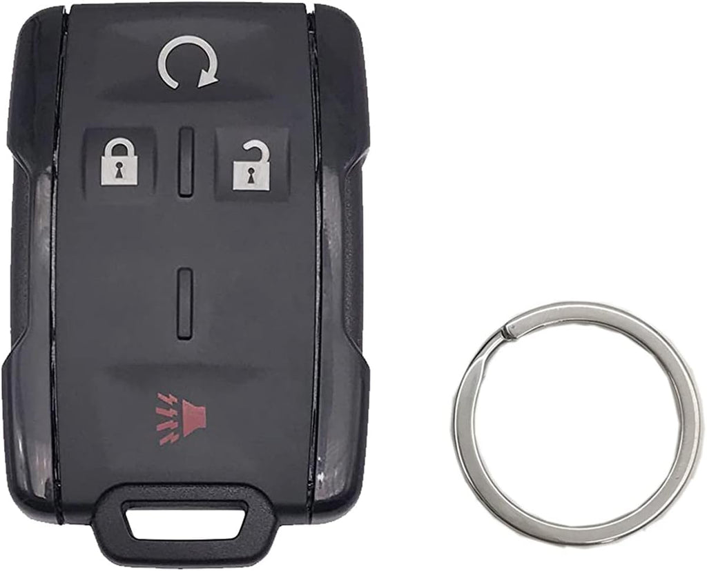 Black Replacement Key Fob Case Shell 4 Buttons Remote Car Housing Cover S60640