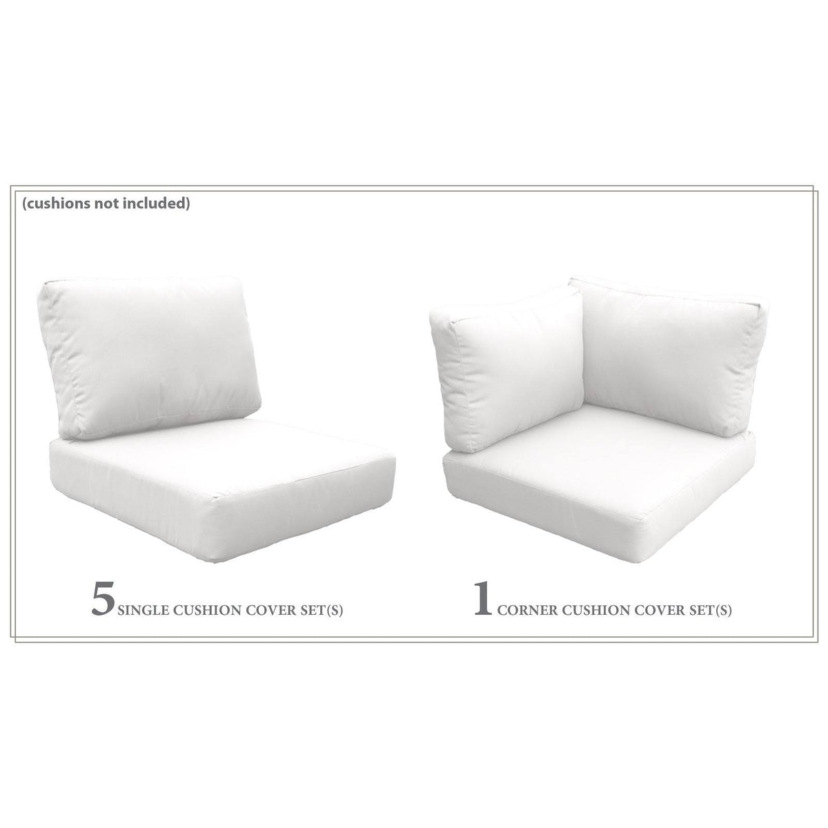 High Back Cover Set Sail White G967