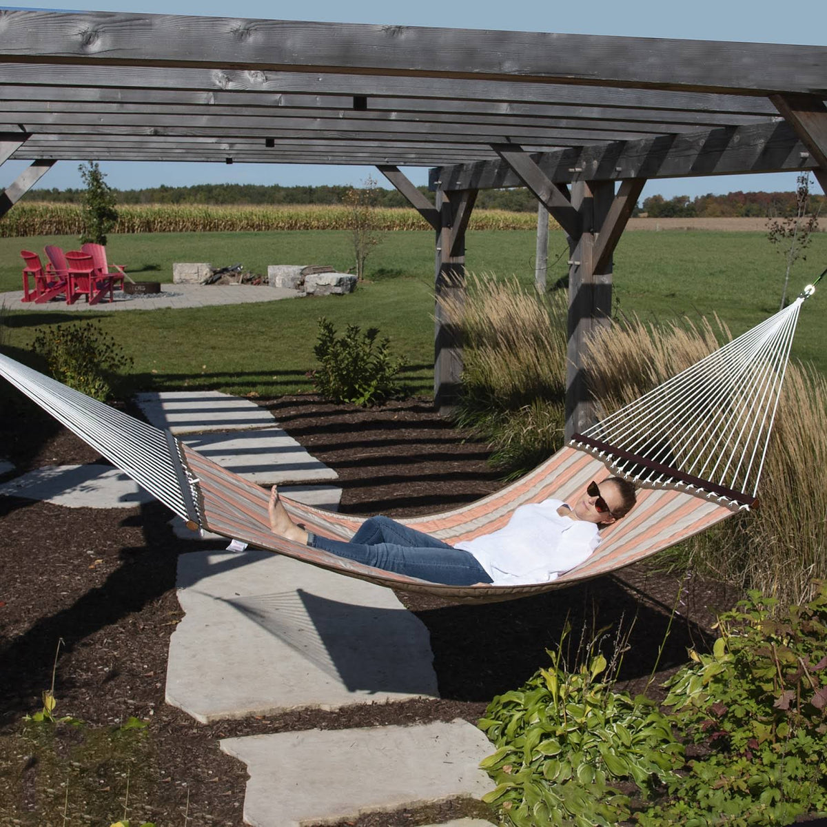 Double Sunbrella Quilted Hammock K771652