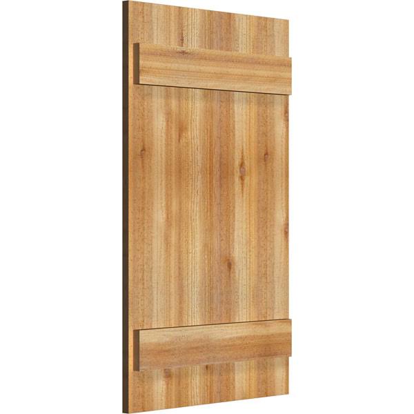 Rough Sawn Western Red Cedar Board-n-Batten Shutters (Per Pair) P120093