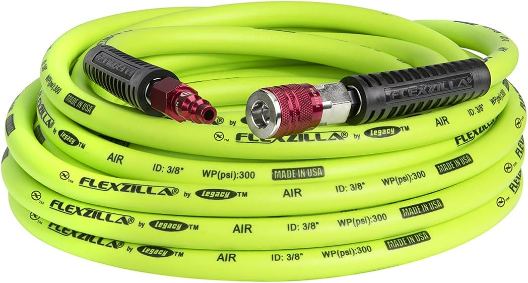 3/8 in. x 50 ft. Hybrid Air Hose with 1/4 in. MNPT Fittings, Pack of 2 R52860