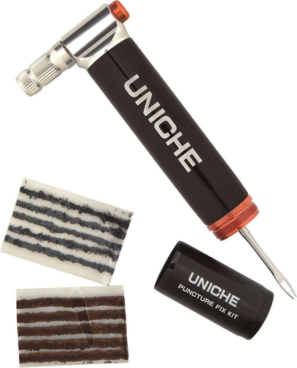 CO2 Inflator Tubeless Tire Repair Tool Kit with Storage Canister, Insertion Tool and Plugs Pack of 2 W966634
