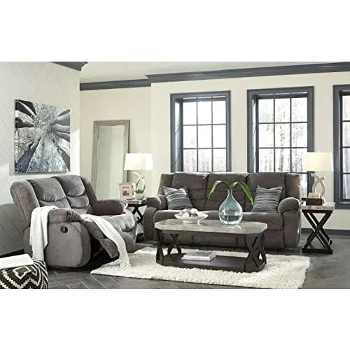 Dark Gray Manual Reclining Sofa G5256