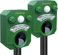 Ultrasonic Animal Repeller, 2 Packs Waterproof Solar Motion Activated R620858