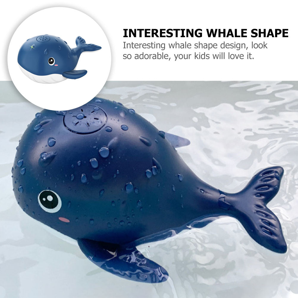 4 PCS Baby Bath Tub Shower Toys Spray Water Whale Toddler Z7274
