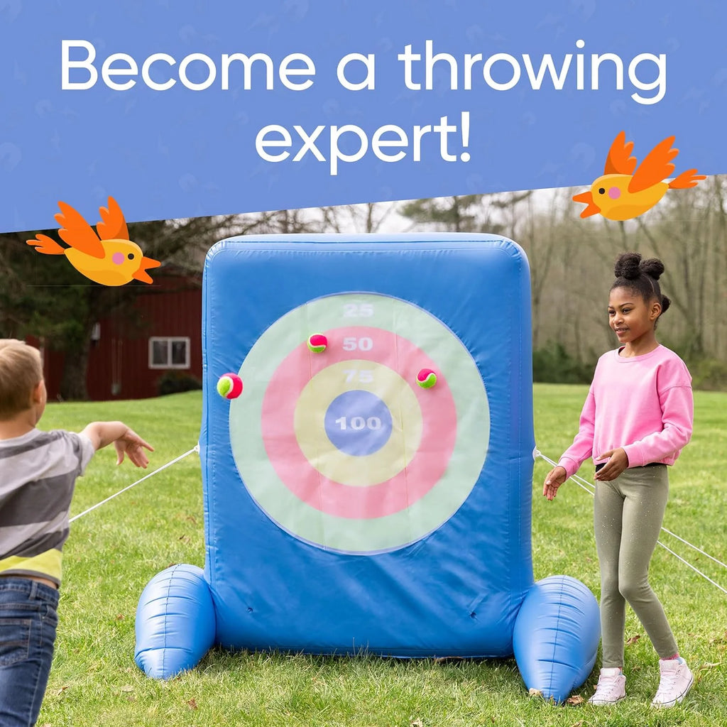 Inflatable Axe-Throwing and Ball-Toss Target Game K739