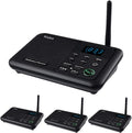 Wireless Intercom System, 4 Stations Black J3721