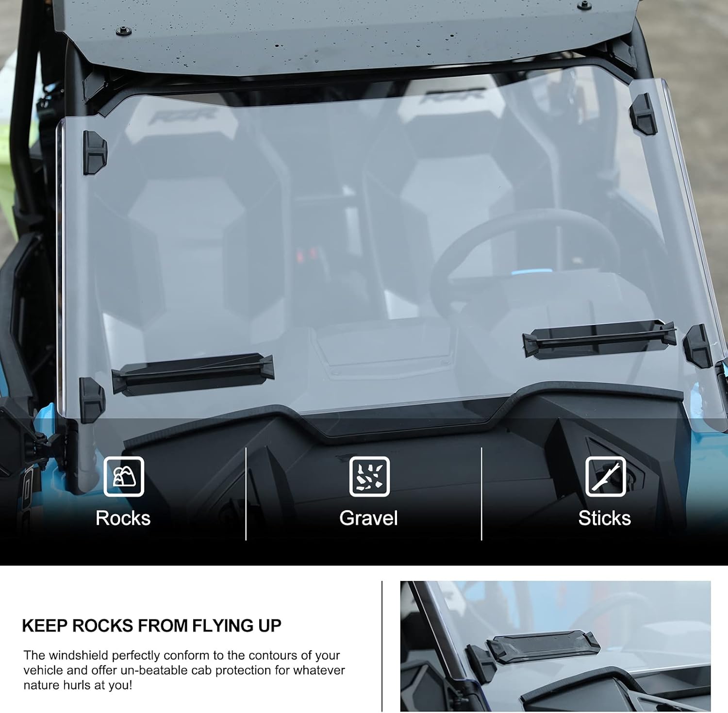 Heavy Duty Full Windshield Scratch Resistant L561