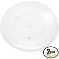 2-Pack Replacement Microwave Glass Turntable Tray 14 1/8" (359 mm) Y403