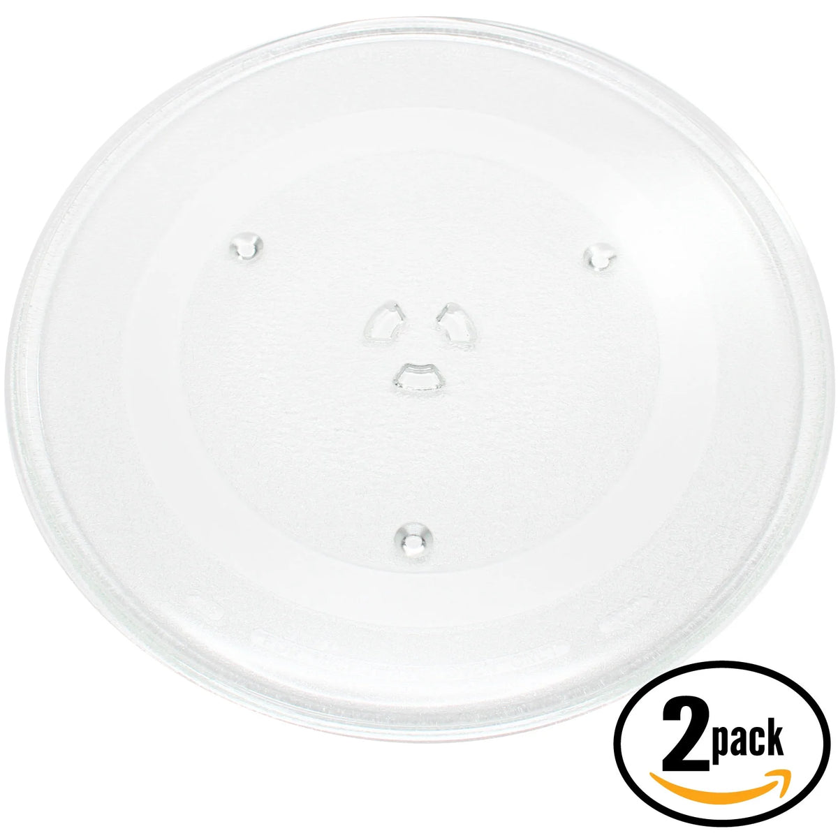 2-Pack Replacement Microwave Glass Turntable Tray 14 1/8" (359 mm) Y403