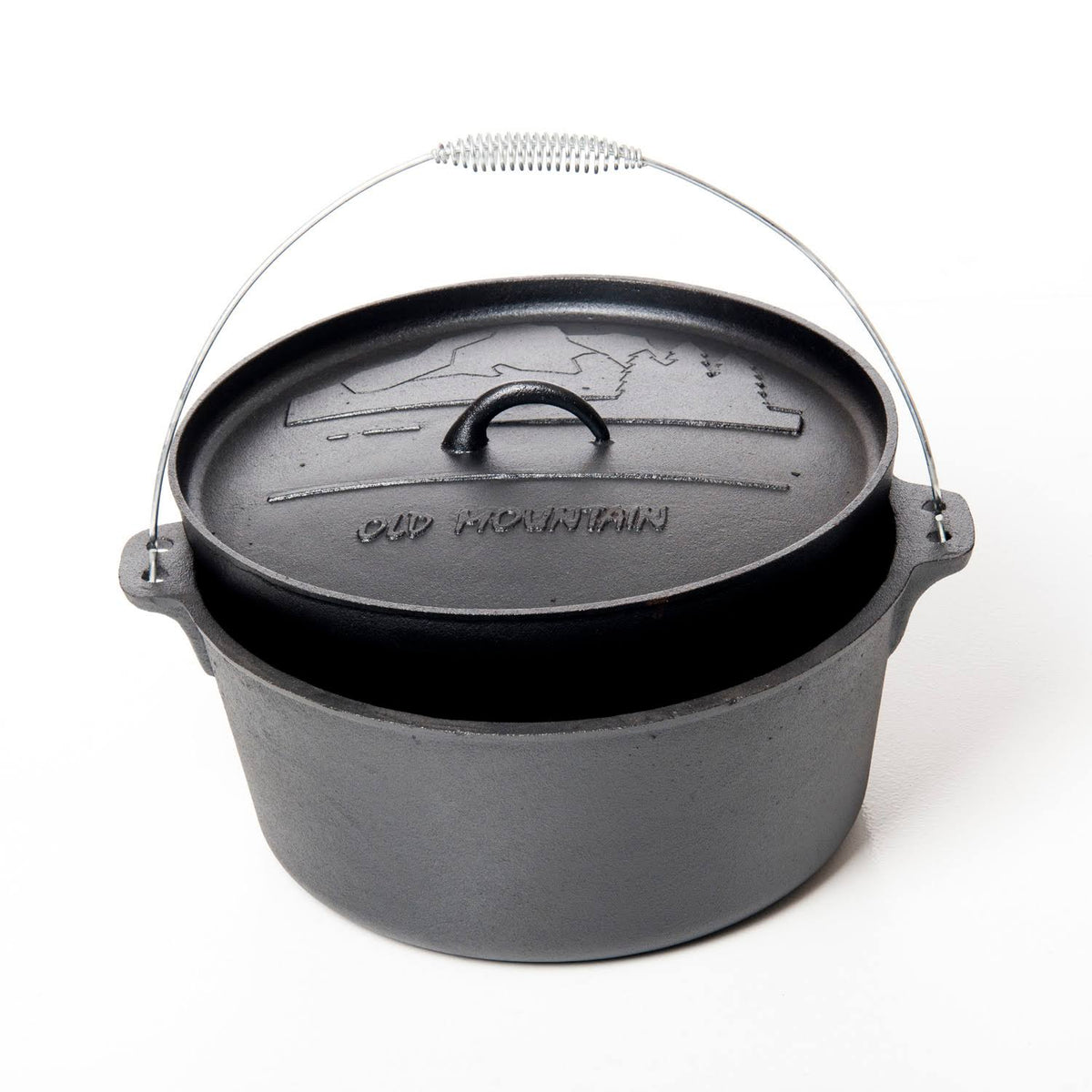 12 Quart Cast Iron Camp Oven with Flanged Lid I98794