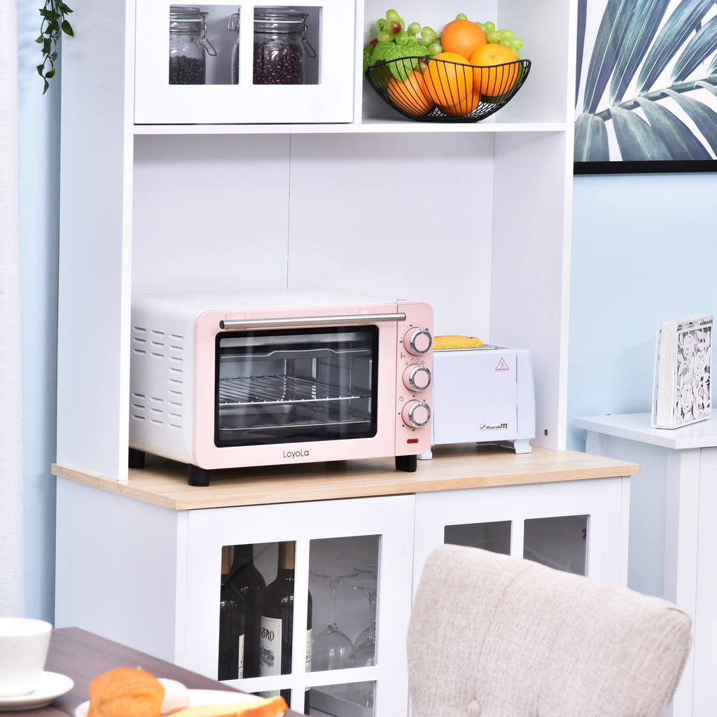 White Kitchen Pantry Cabinet Z98451