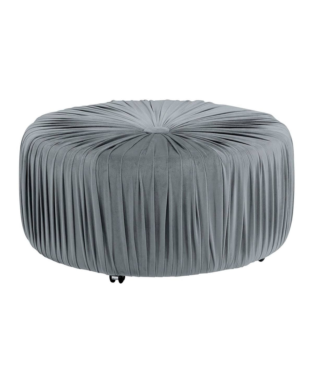 Navy Round Ottoman Z15206