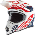White/Blue/Red Racing Helmet P69683
