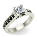 3/4 CT TW 14K White Gold Black Diamond Ring R959282