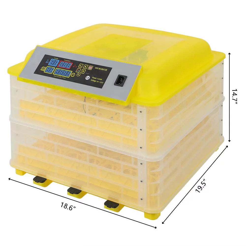 112 Egg Auto Egg Incubator Digital Control Automatic Poultry Hatcher Machine R5868