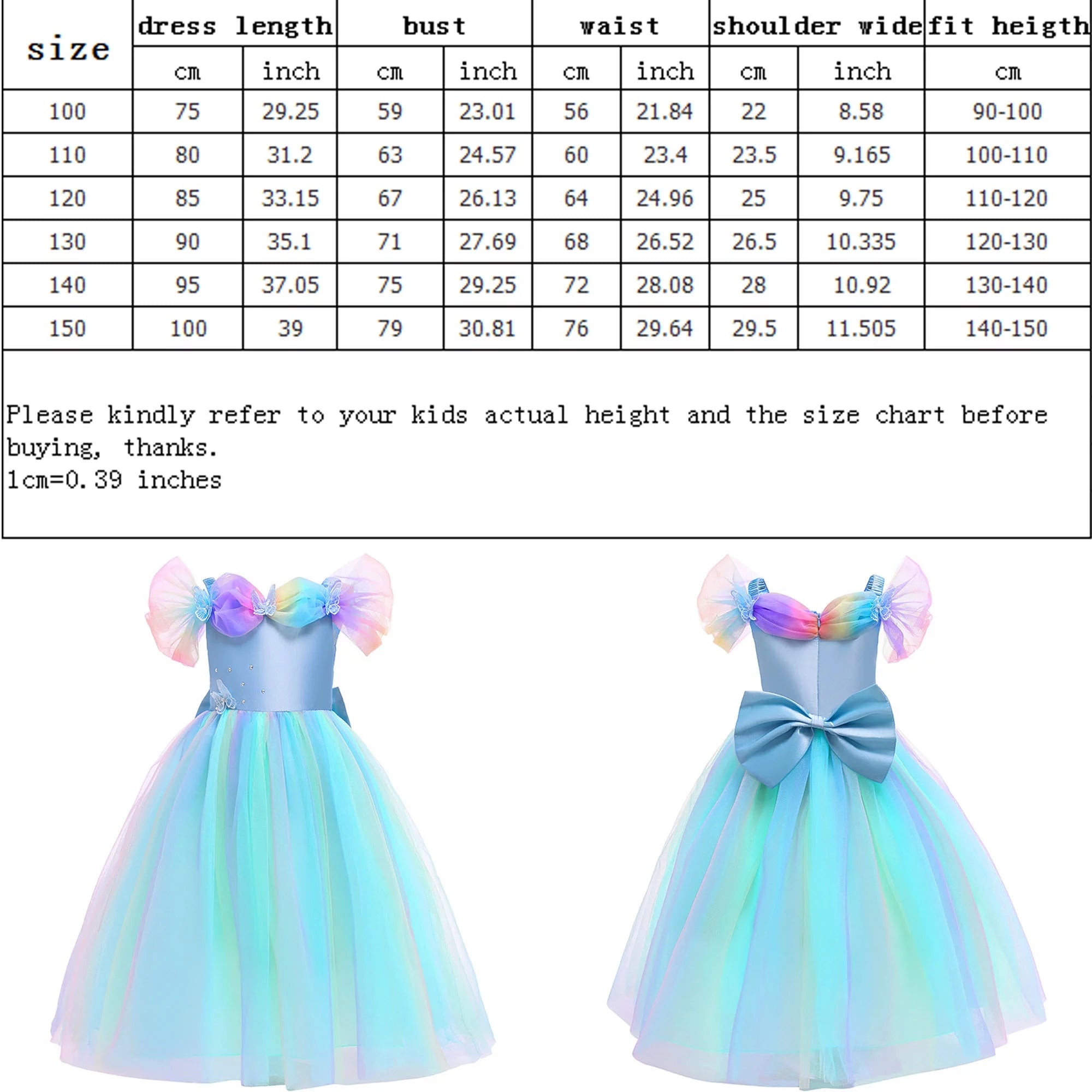 Princess Costume Fancy Dress Up Outfit H24967