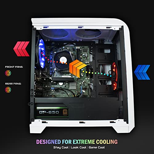 Intel Quad Core i5 3.2GHz 16GB RAM 120GB SSD 500GB HDD GT1030 2GB Graphics Card Wi-Fi Gaming Desktop Computer W210112