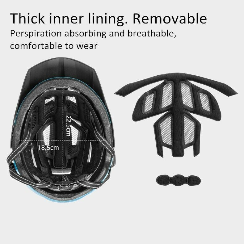 Blue Cycling Helmet 57-62cm 24 Vents C80013