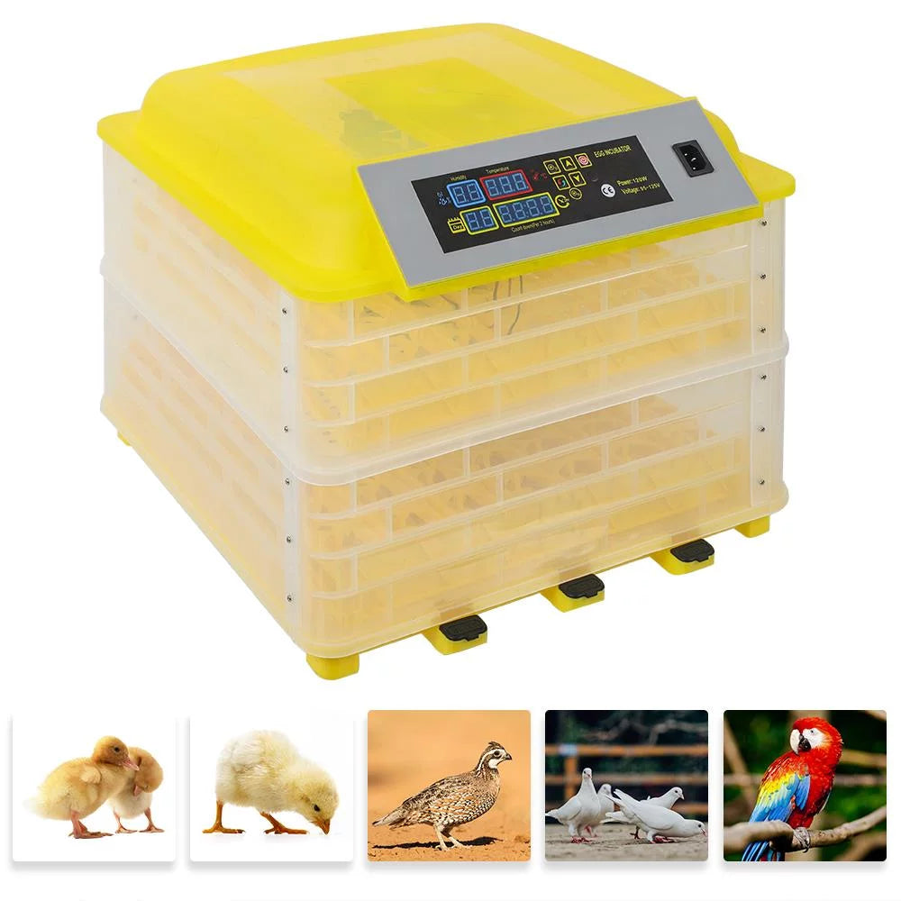 112 Egg Auto Egg Incubator Digital Control Automatic Poultry Hatcher Machine R5868