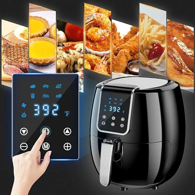6-in-1 Air Fryer 7Qt/6.5L Black D215951