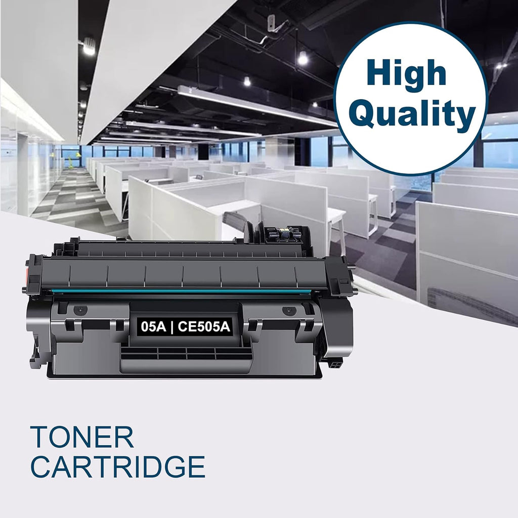 2-Pack Black Toner Cartridge for HP P2035n P2055x P2035 P2055 P2055d P2055dn Printer H1357