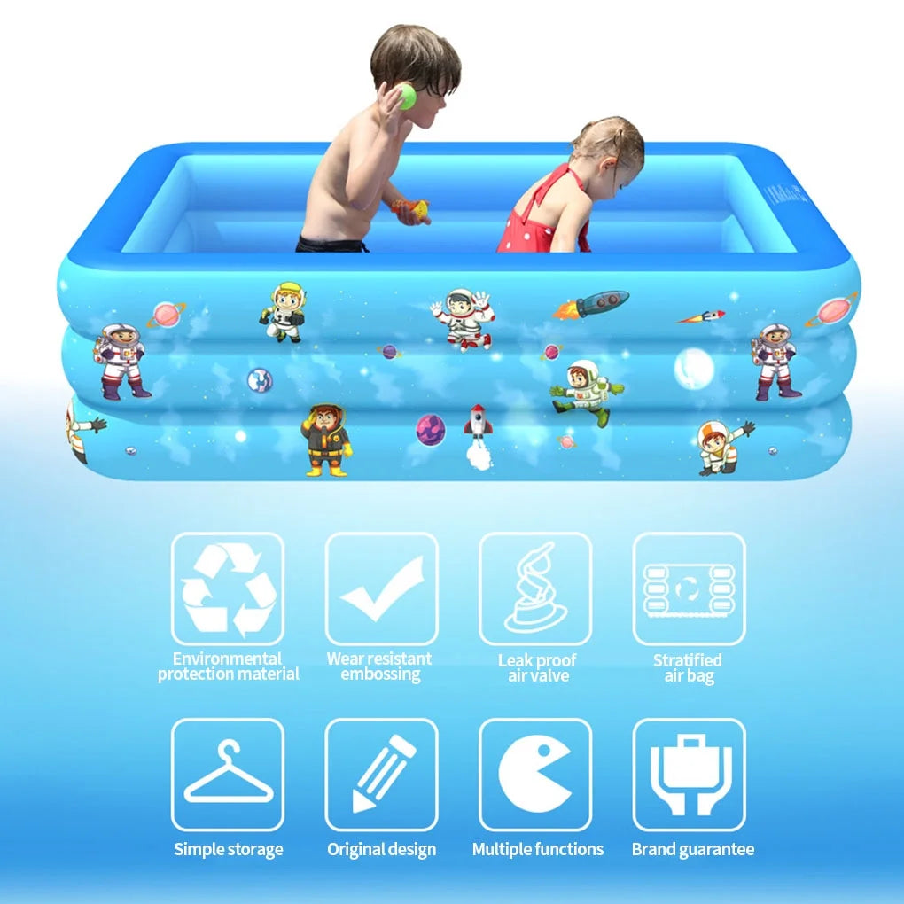 Large Children Cartoon Raft Swimming Pool O373