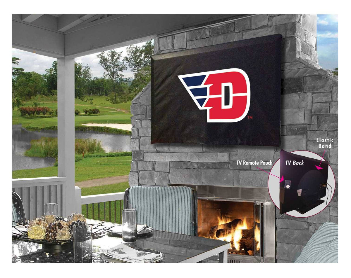 Black Breathable Water Resistant Vinyl TV Cover O841569