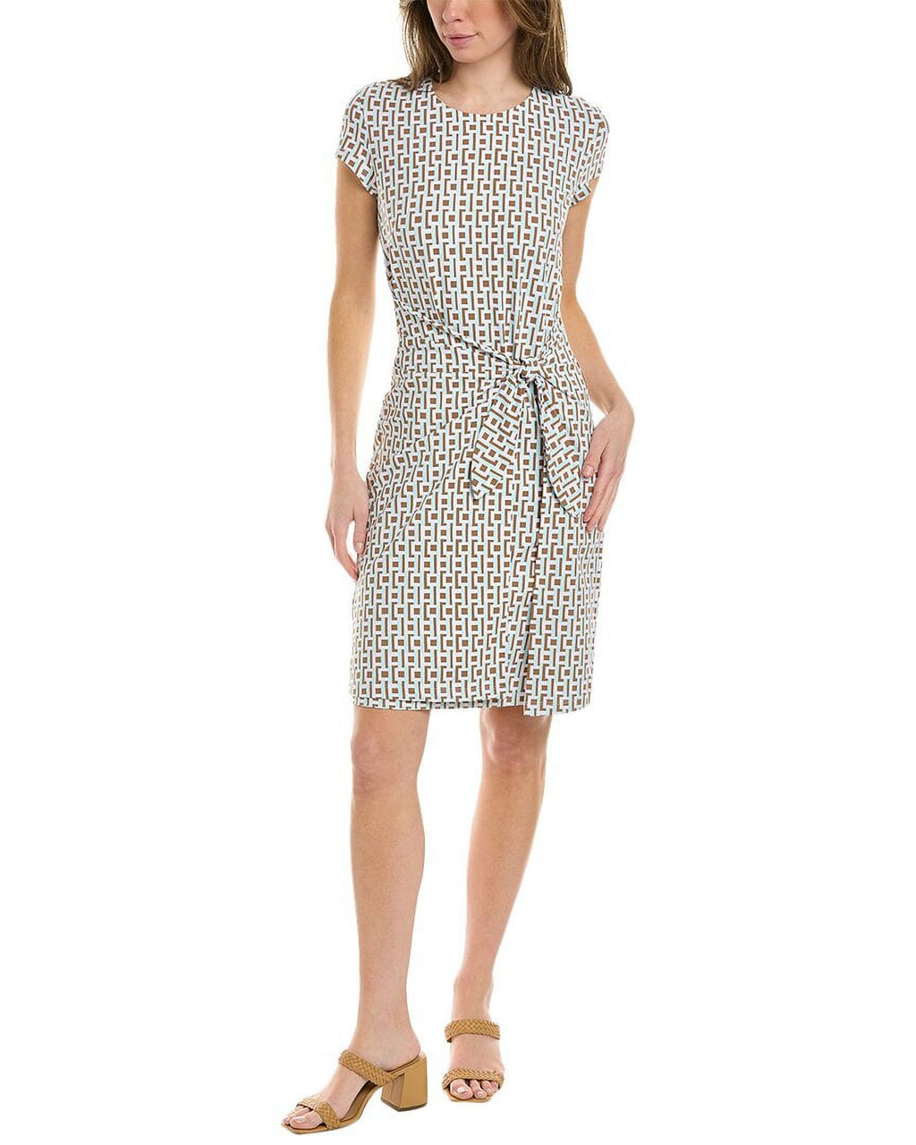 White Midi Dress S79204