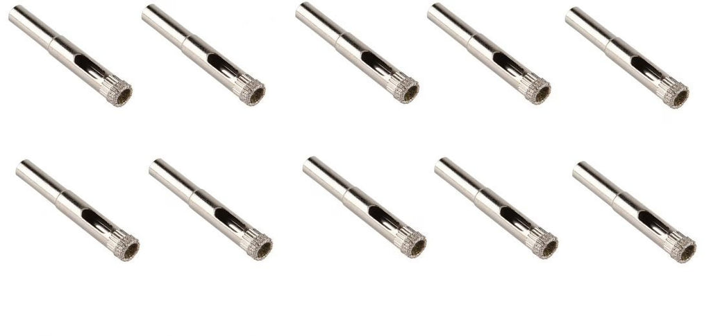 Set of 10 Diamond Coated Drill Bit Hole Saw 5/16 inch E599554